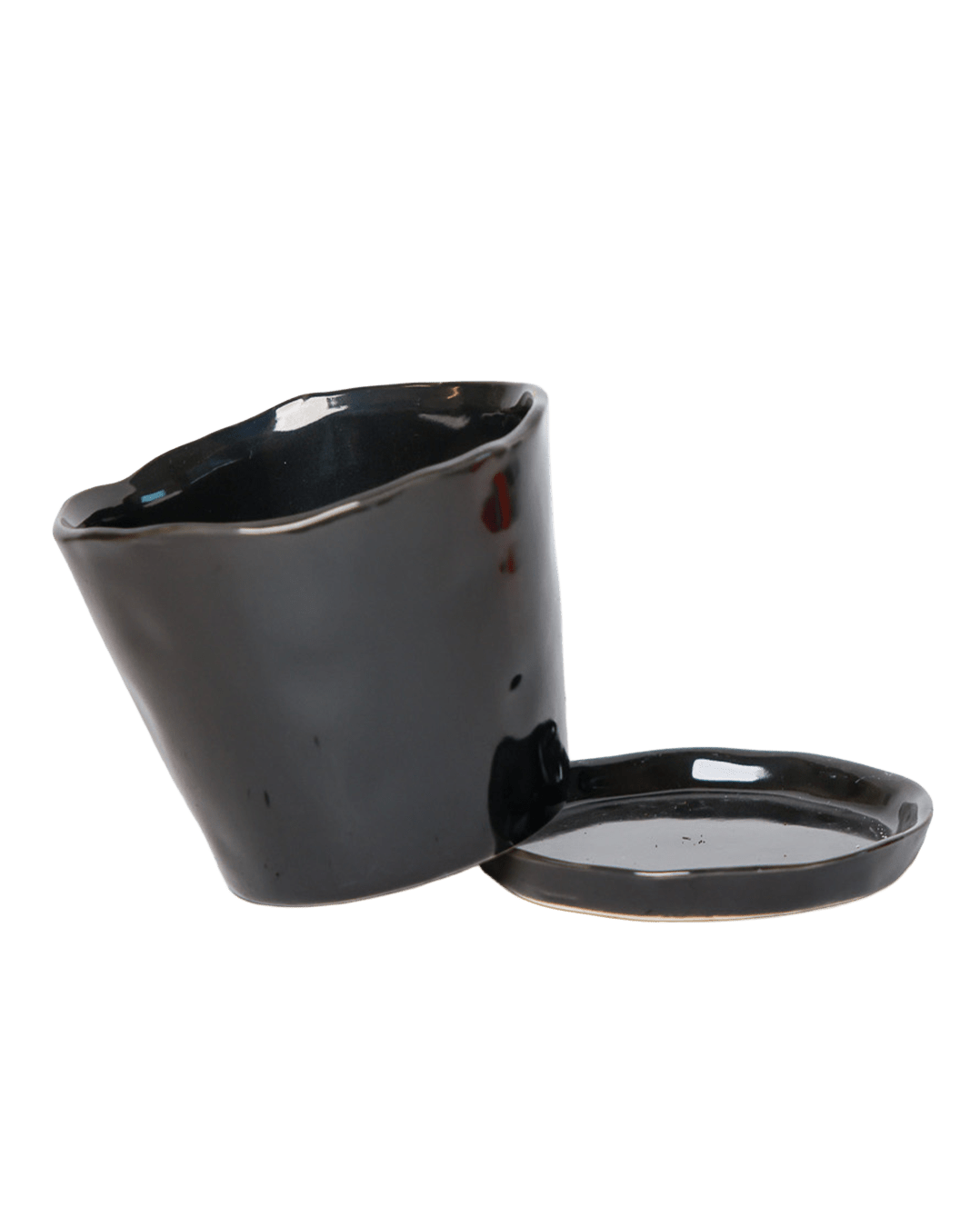 Tika Pot & Saucer | 3 inch - Chive Ceramics Studio - Pots - Chive Ceramics Studio