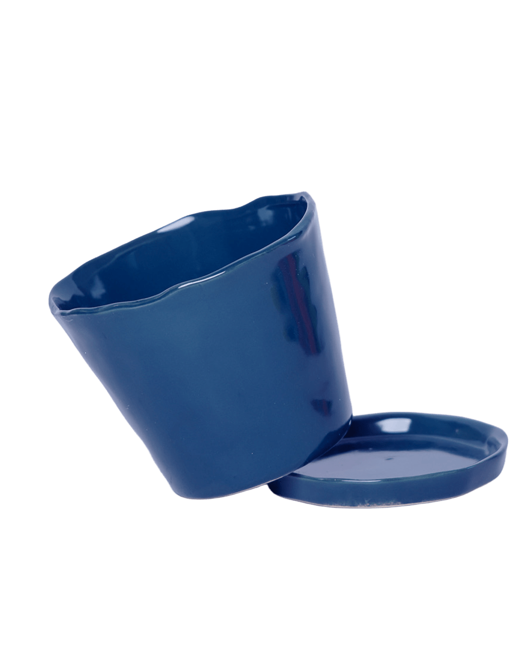 Tika Pot & Saucer | 3 inch - Chive Ceramics Studio - Pots - Chive Ceramics Studio