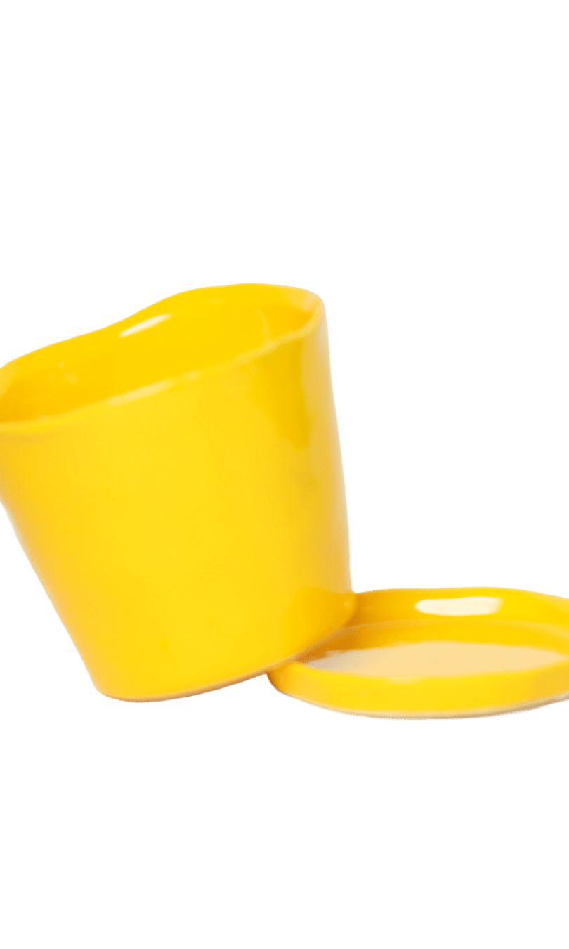 Tika Pot & Saucer | 3 inch - Chive Ceramics Studio - Pots - Chive Ceramics Studio