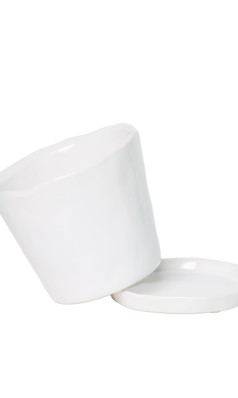 Tika Pot & Saucer | 3 inch - Chive Ceramics Studio - Pots - Chive Ceramics Studio