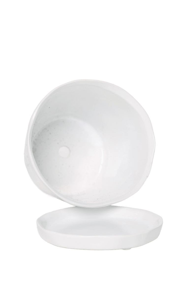 Tika Pot & Saucer | 8 & 10 inch - Chive Ceramics Studio - Pots - Chive Ceramics Studio