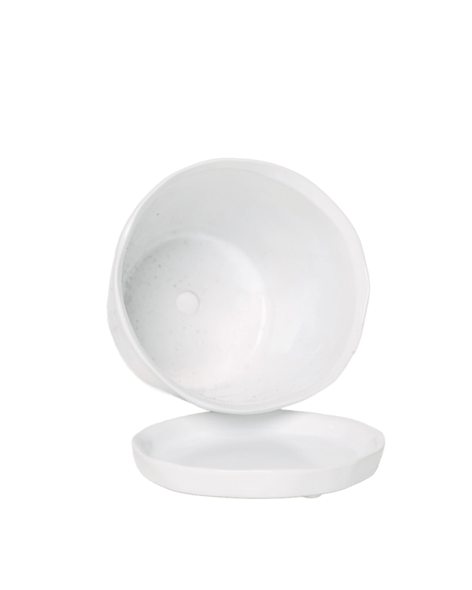Tika Pot & Saucer | 8 & 10 inch - Chive Ceramics Studio - Pots - Chive Ceramics Studio