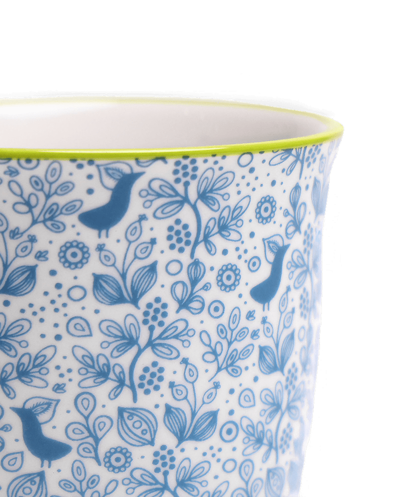 Liberte Porcelain 4.25" Pot And Saucer - Chive Ceramics Studio - Pots - Chive Ceramics Studio