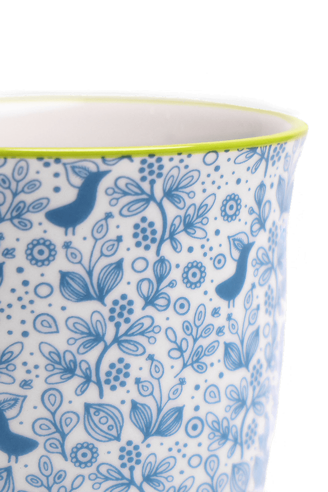 Liberte Porcelain 4.25" Pot And Saucer - Chive Ceramics Studio - Pots - Chive Ceramics Studio