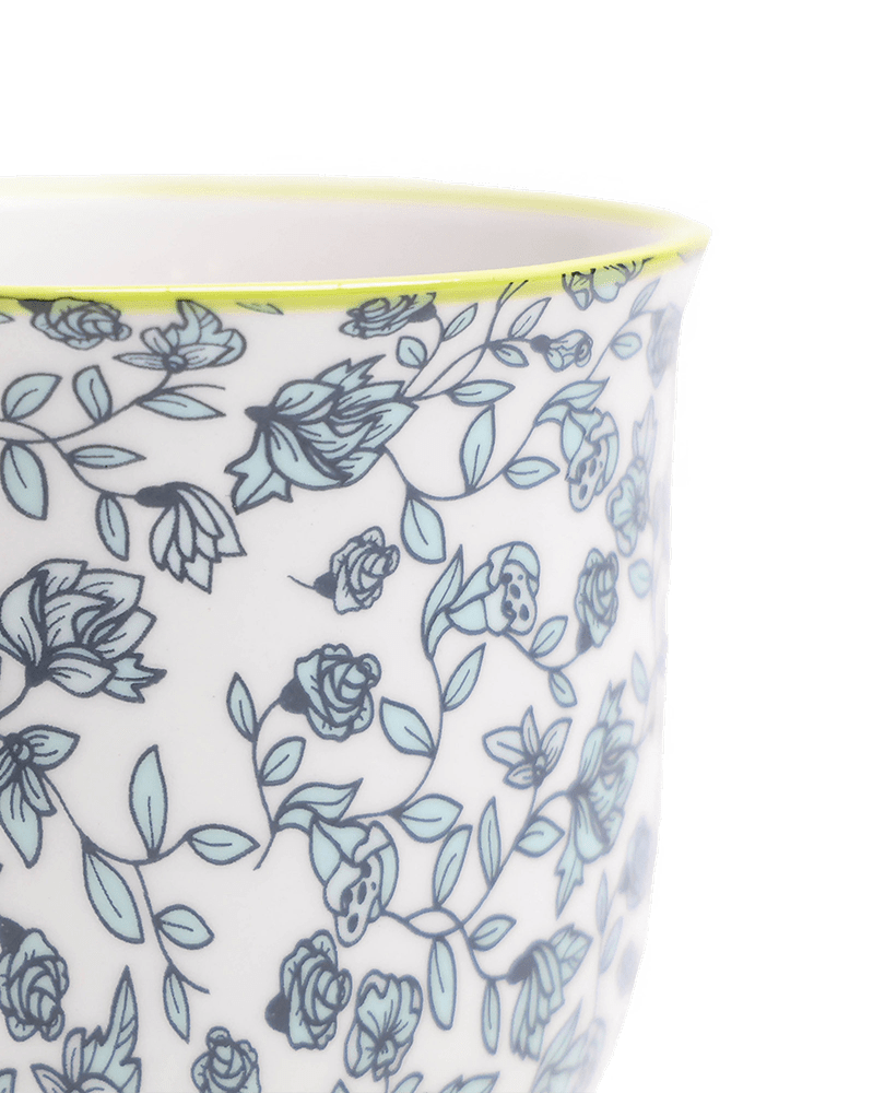 Liberte Porcelain Pot And Saucer Set With Drainage - Chive Ceramics Studio - Pots - Chive Ceramics Studio