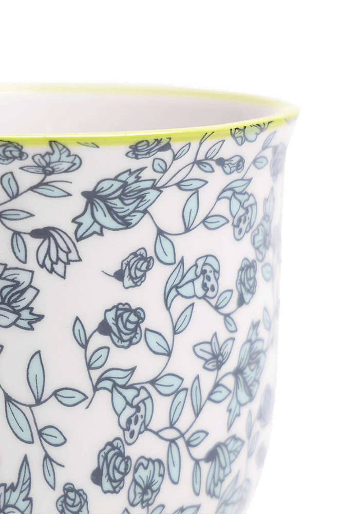 Liberte Porcelain Pot And Saucer Set With Drainage - Chive Ceramics Studio - Pots - Chive Ceramics Studio