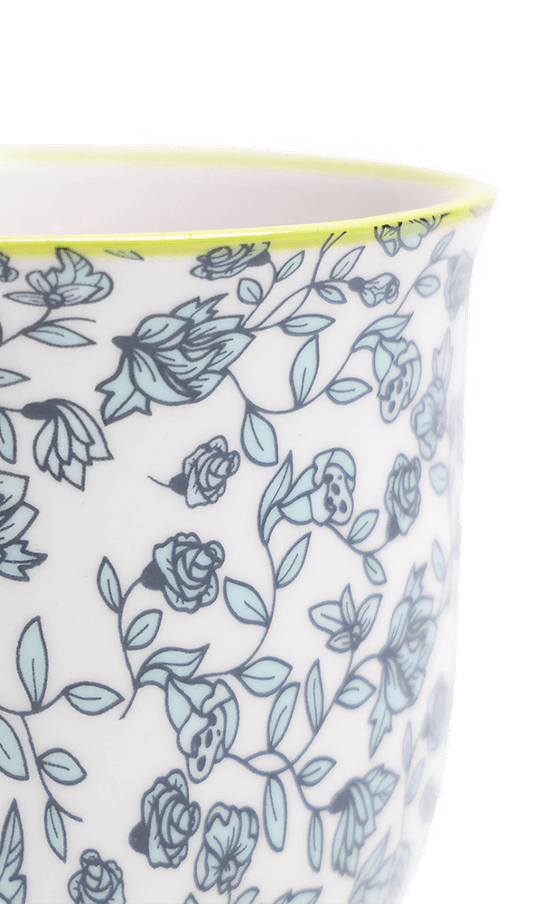 Liberte Porcelain Pot And Saucer Set With Drainage - Chive Ceramics Studio - Pots - Chive Ceramics Studio