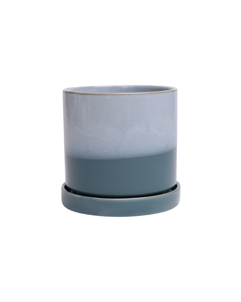 Minute Ceramic Pot And Saucer Set With Drainage - Chive Ceramics Studio - Pots - Chive Ceramics Studio