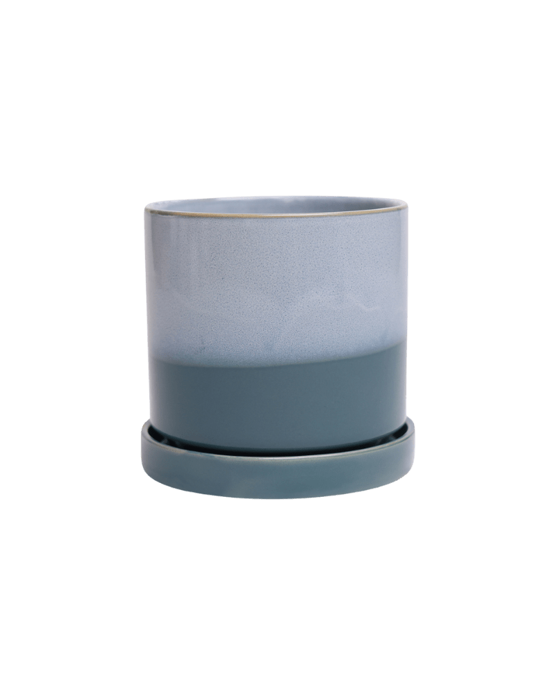 Minute Ceramic Pot And Saucer Set With Drainage - Chive Ceramics Studio - Pots - Chive Ceramics Studio