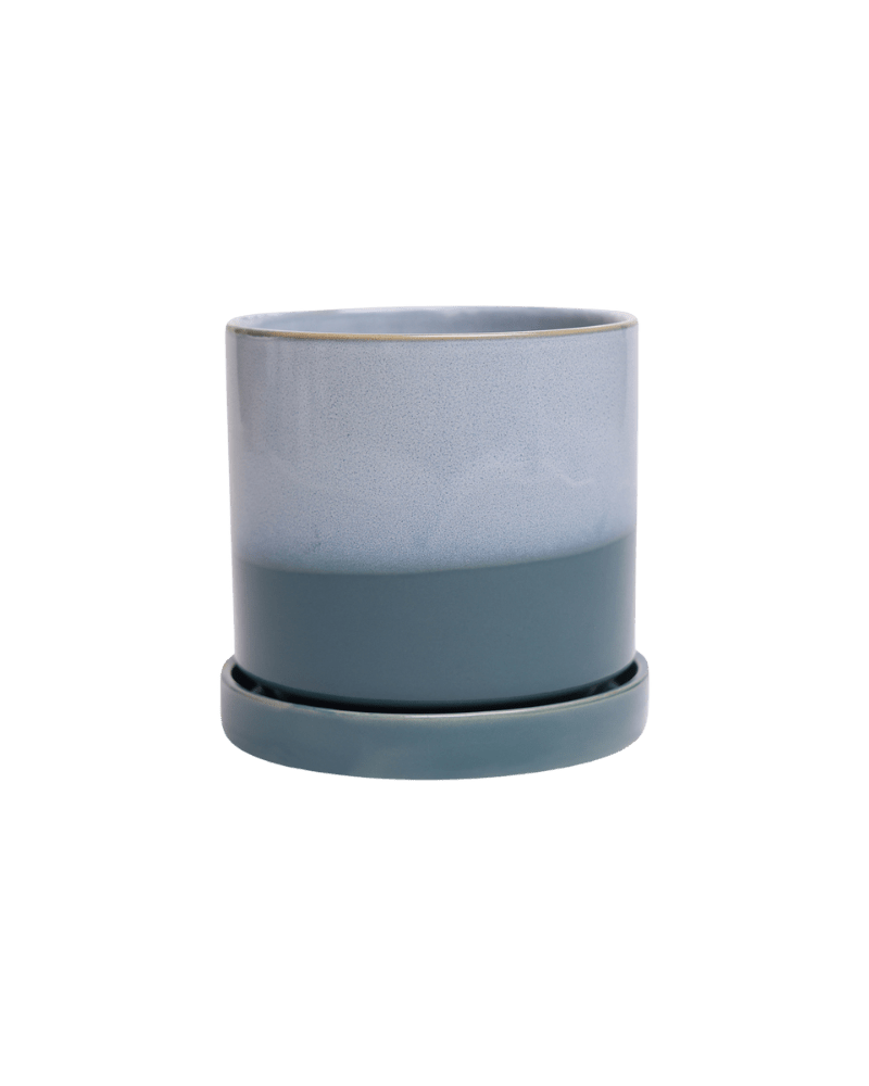 Minute Ceramic Pot And Saucer Set With Drainage - Chive Ceramics Studio - Pots - Chive Ceramics Studio