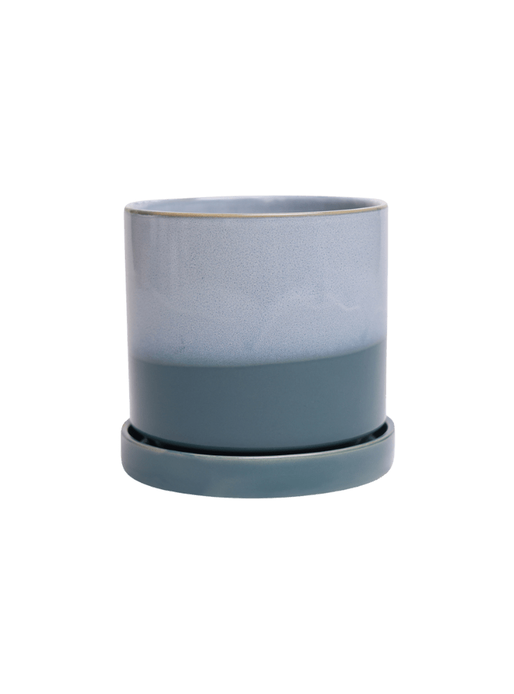 Minute Ceramic Pot And Saucer Set With Drainage - Chive Ceramics Studio - Pots - Chive Ceramics Studio