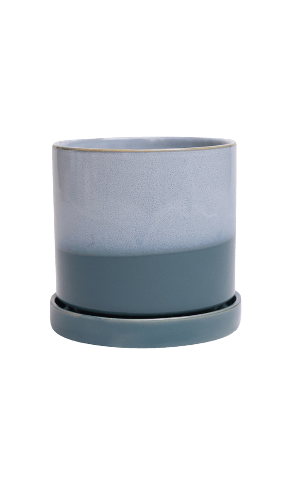 Minute Ceramic Pot And Saucer Set With Drainage - Chive Ceramics Studio - Pots - Chive Ceramics Studio