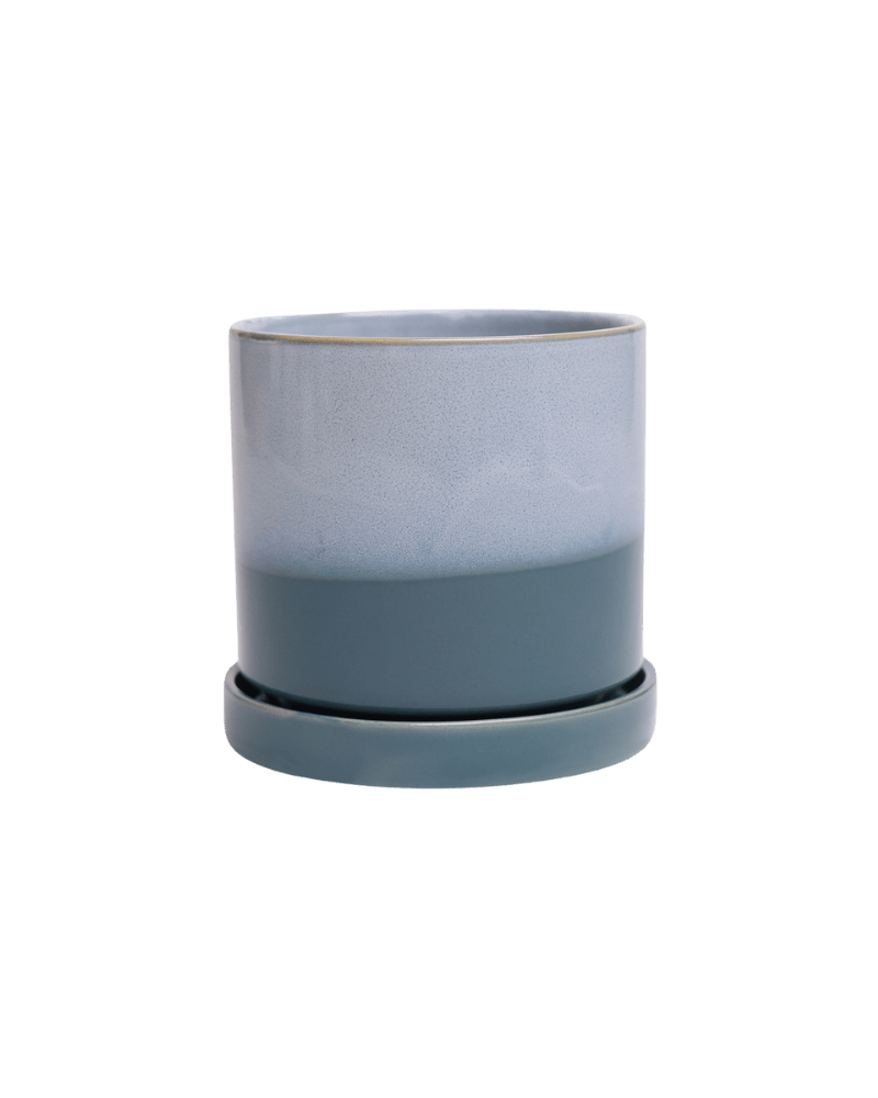 Minute Ceramic Pot And Saucer Set With Drainage - Chive Ceramics Studio - Pots - Chive Ceramics Studio