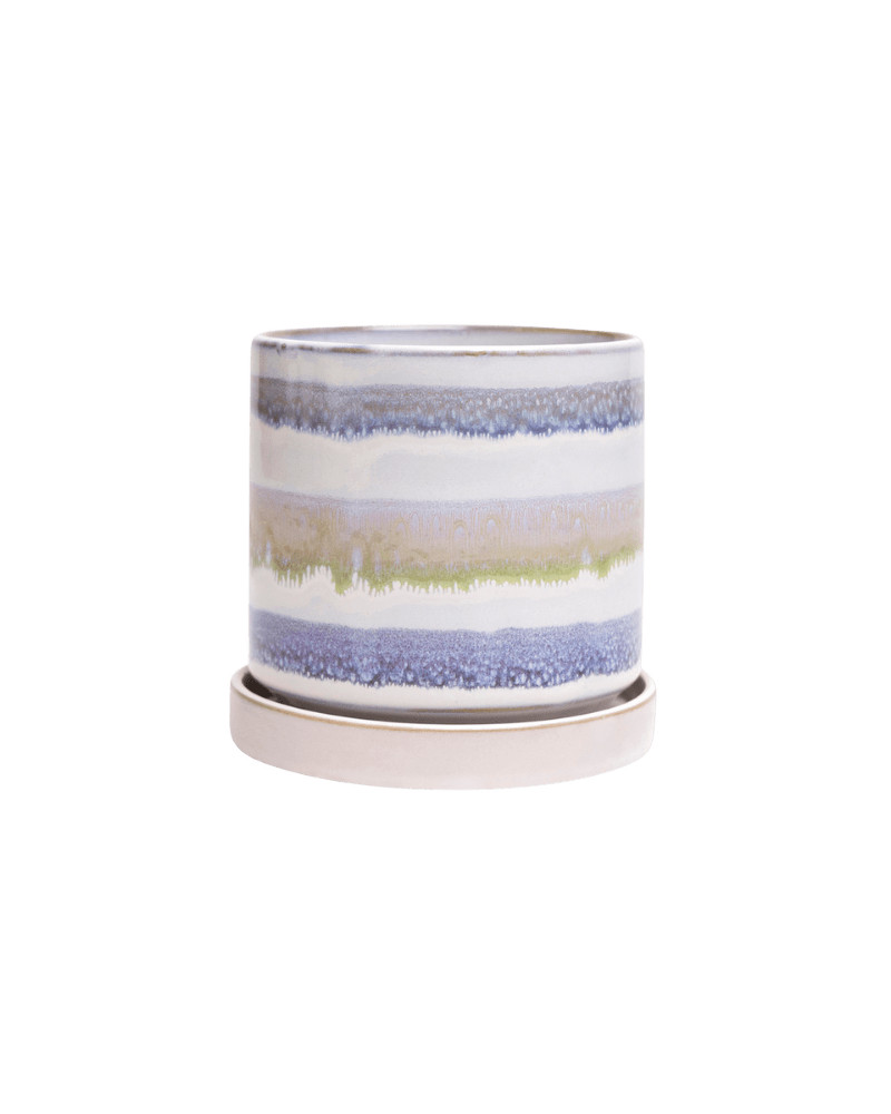 Minute Ceramic Pot And Saucer Set With Drainage - Chive Ceramics Studio - Pots - Chive Ceramics Studio