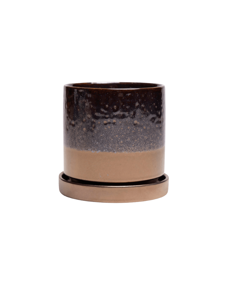 Minute Ceramic Pot And Saucer Set With Drainage - Chive Ceramics Studio - Pots - Chive Ceramics Studio