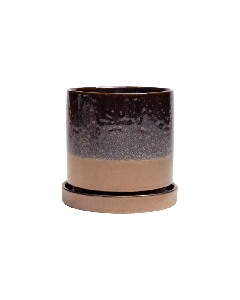 Minute Ceramic Pot And Saucer Set With Drainage - Chive Ceramics Studio - Pots - Chive Ceramics Studio