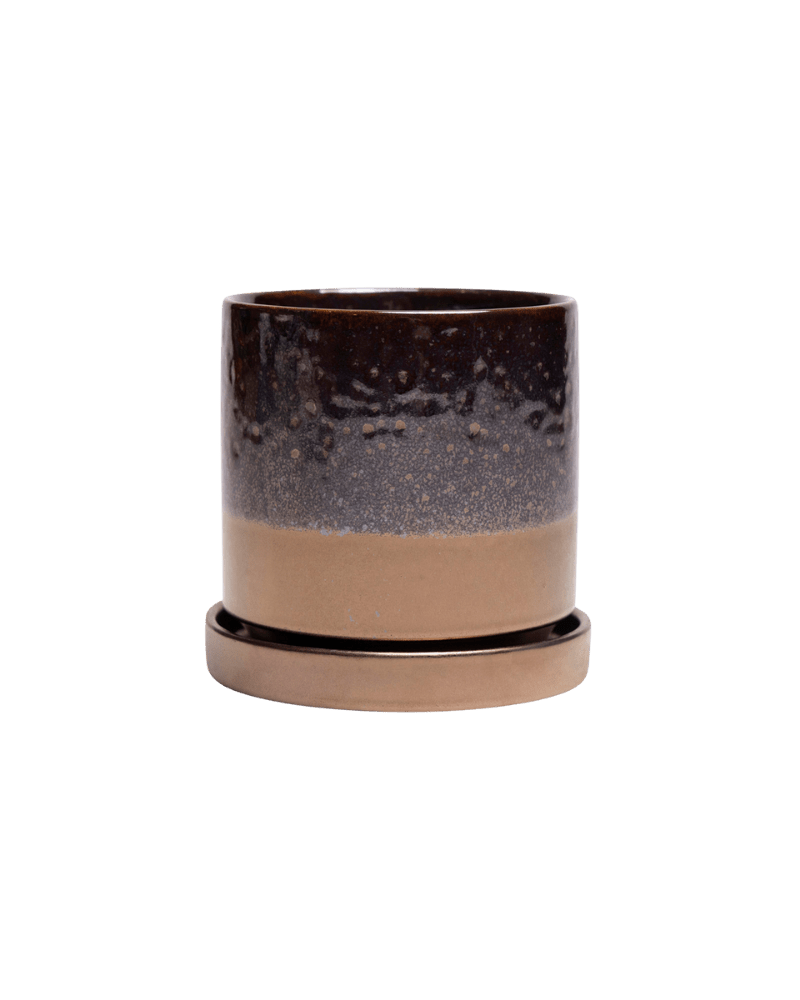 Minute Ceramic Pot And Saucer Set With Drainage - Chive Ceramics Studio - Pots - Chive Ceramics Studio