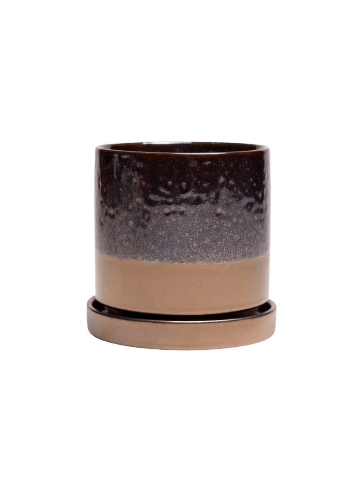 Minute Ceramic Pot And Saucer Set With Drainage - Chive Ceramics Studio - Pots - Chive Ceramics Studio