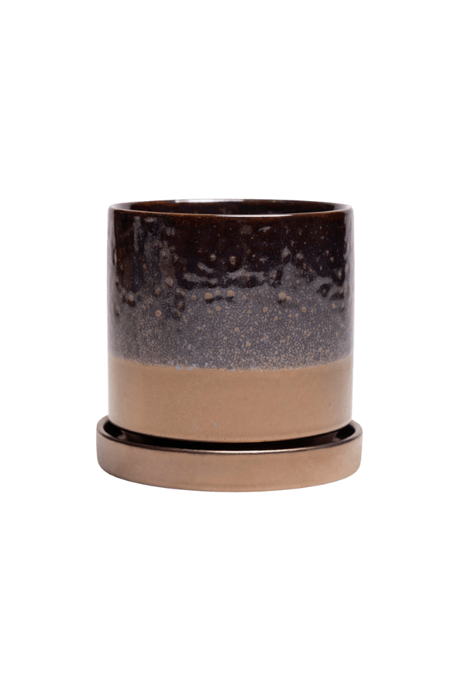 Minute Ceramic Pot And Saucer Set With Drainage - Chive Ceramics Studio - Pots - Chive Ceramics Studio