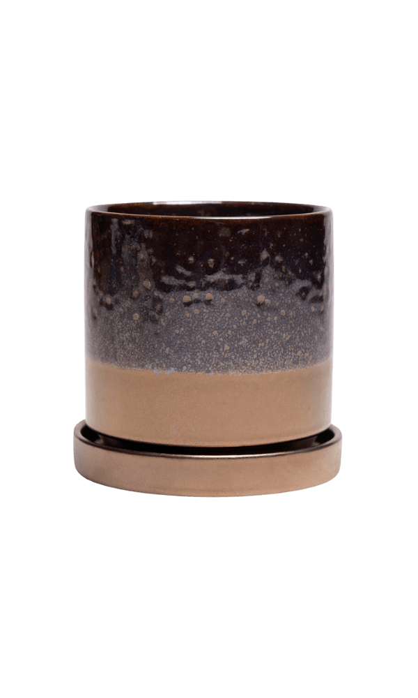 Minute Ceramic Pot And Saucer Set With Drainage - Chive Ceramics Studio - Pots - Chive Ceramics Studio