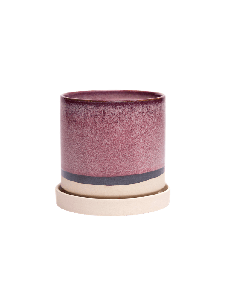 Minute Ceramic Pot And Saucer Set With Drainage - Chive Ceramics Studio - Pots - Chive Ceramics Studio