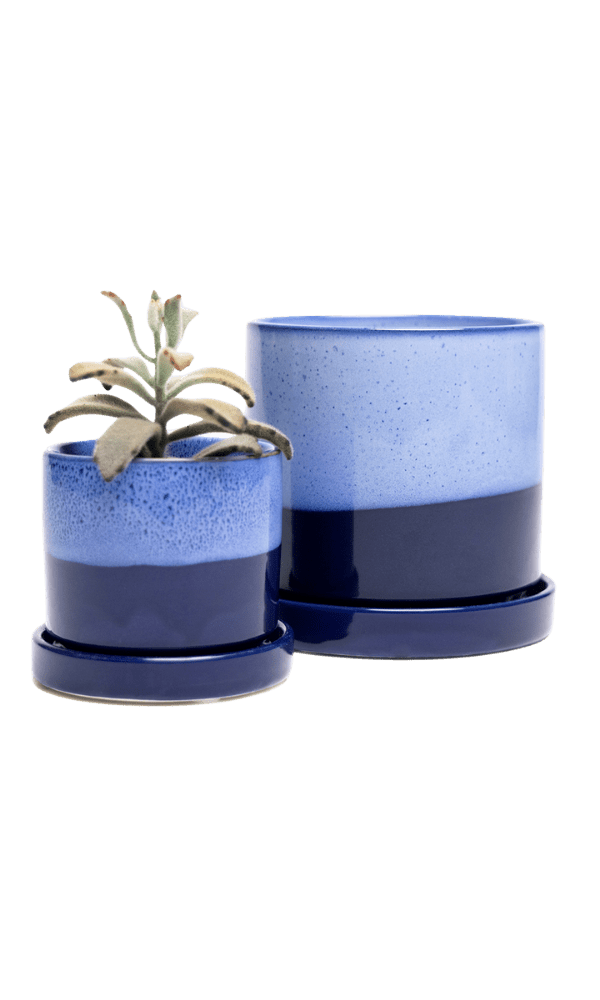 Minute Ceramic Pot And Saucer Set With Drainage - Chive Ceramics Studio - Pots - Chive Ceramics Studio