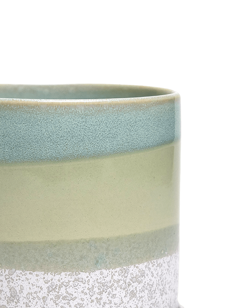 Minute Ceramic Pot And Saucer Set With Drainage - Chive Ceramics Studio - Pots - Chive Ceramics Studio