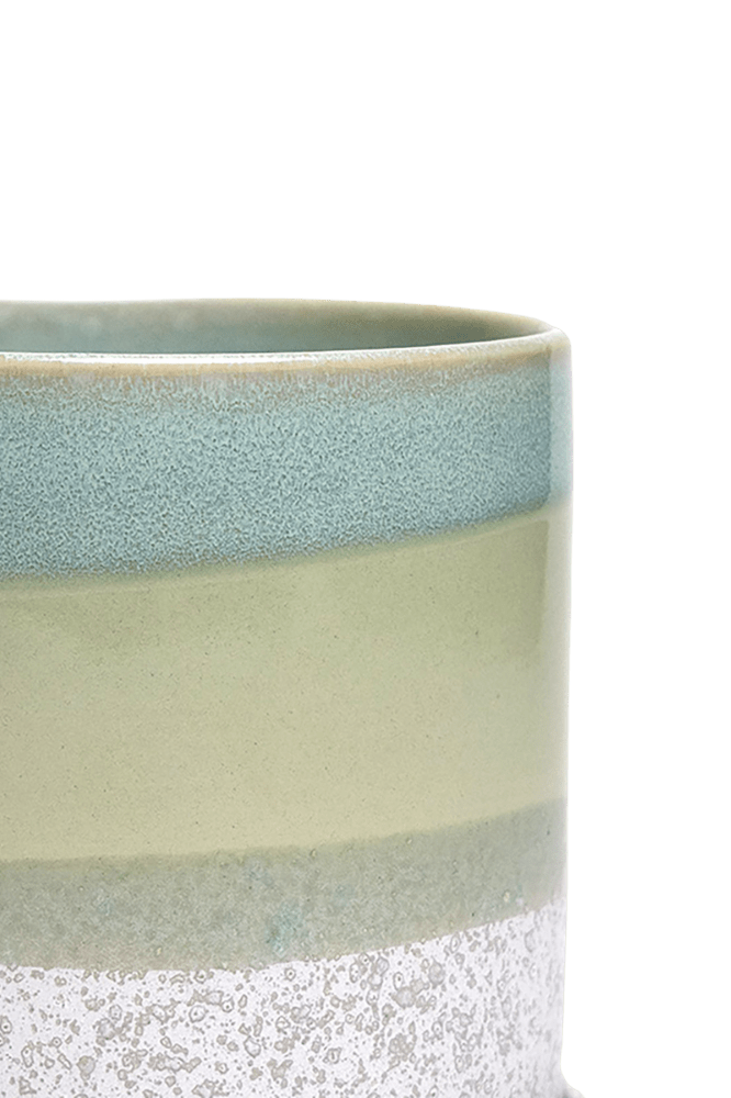 Minute Ceramic Pot And Saucer Set With Drainage - Chive Ceramics Studio - Pots - Chive Ceramics Studio