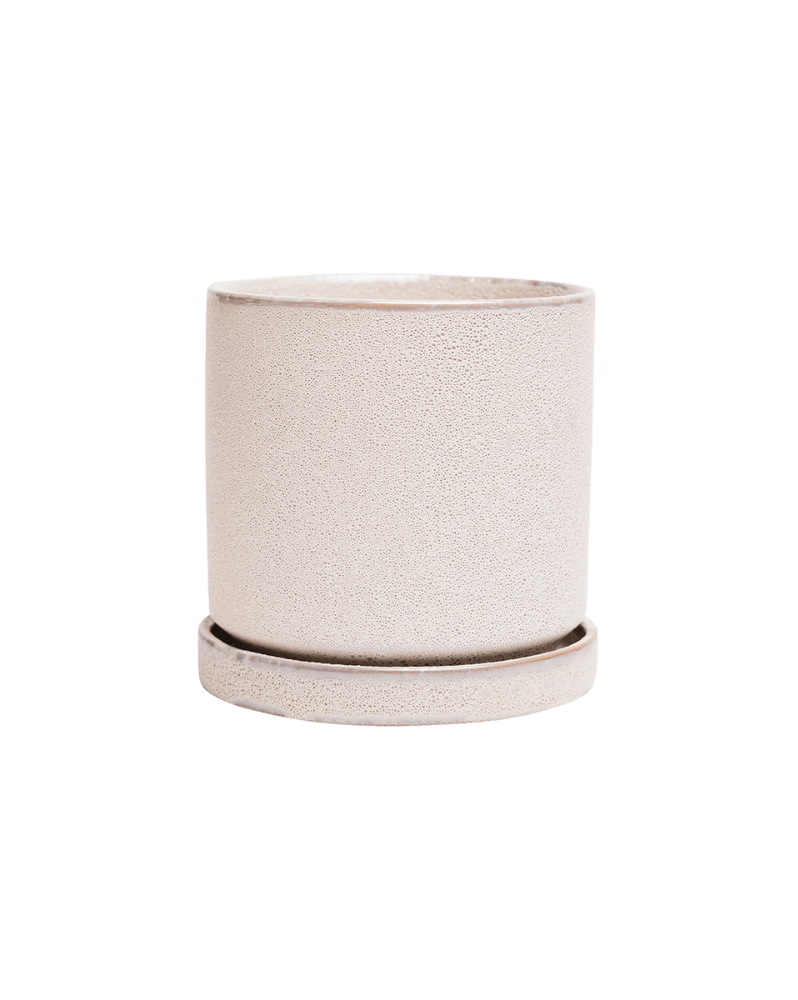 Minute Ceramic Pot And Saucer Set With Drainage - Chive Ceramics Studio - Pots - Chive Ceramics Studio