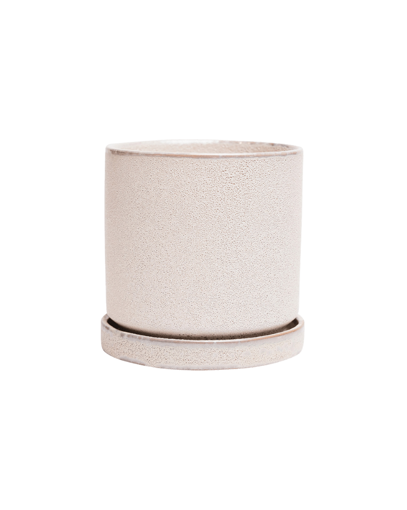 Minute Ceramic Pot And Saucer Set With Drainage - Chive Ceramics Studio - Pots - Chive Ceramics Studio