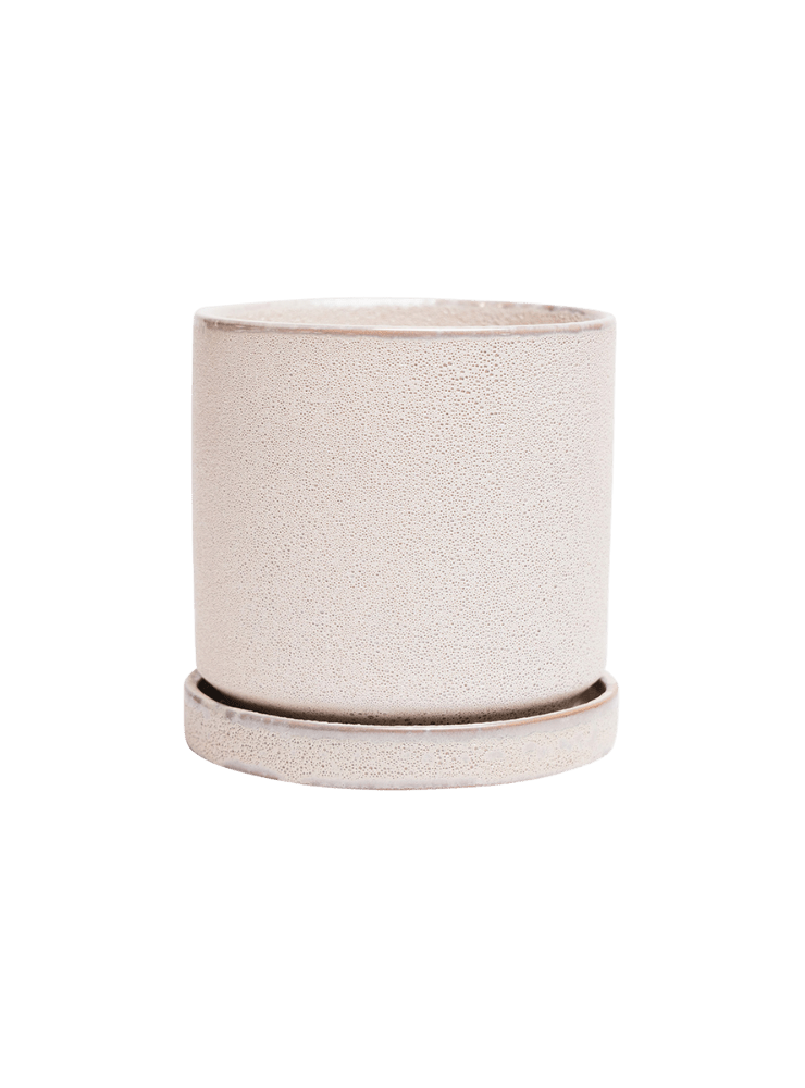 Minute Ceramic Pot And Saucer Set With Drainage - Chive Ceramics Studio - Pots - Chive Ceramics Studio