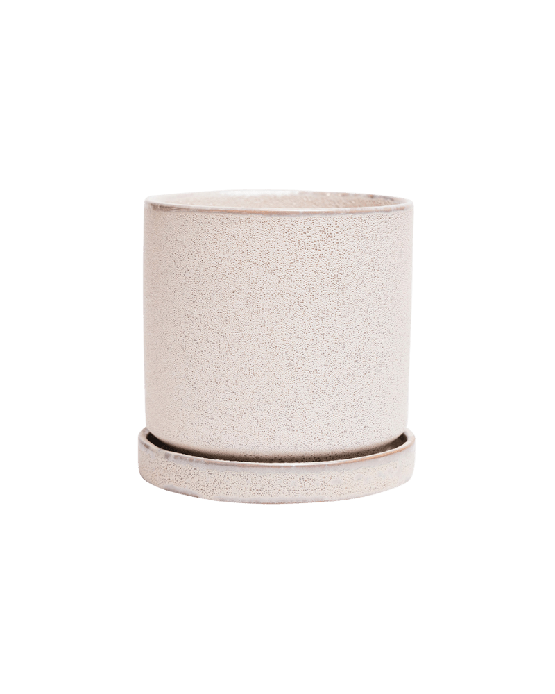 Minute Ceramic Pot And Saucer Set With Drainage - Chive Ceramics Studio - Pots - Chive Ceramics Studio