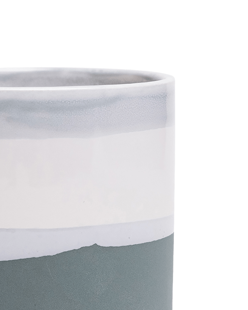 Minute Ceramic Pot And Saucer Set With Drainage - Chive Ceramics Studio - Pots - Chive Ceramics Studio