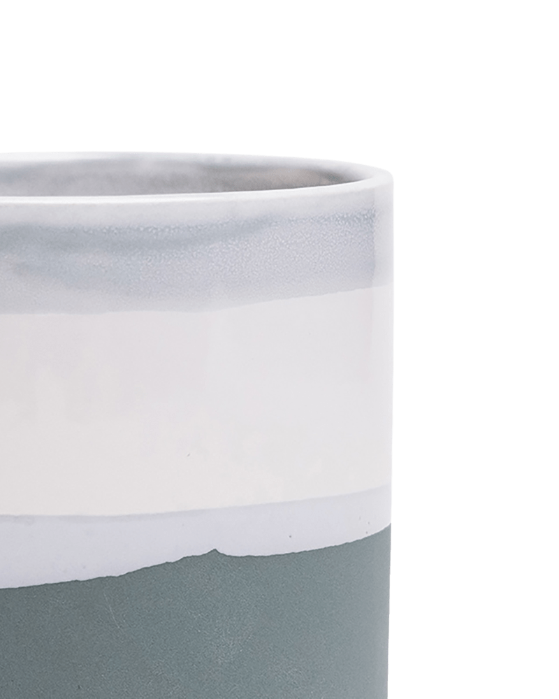 Minute Ceramic Pot And Saucer Set With Drainage - Chive Ceramics Studio - Pots - Chive Ceramics Studio