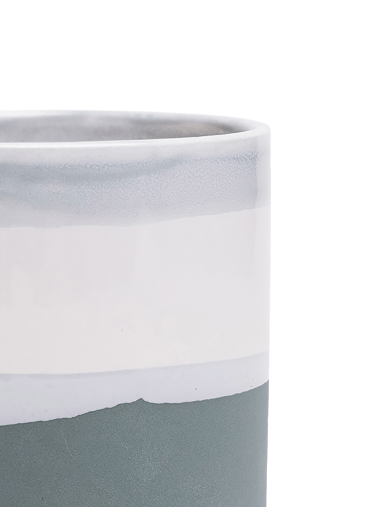 Minute Ceramic Pot And Saucer Set With Drainage - Chive Ceramics Studio - Pots - Chive Ceramics Studio