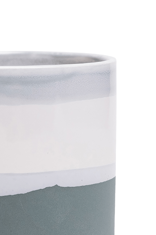 Minute Ceramic Pot And Saucer Set With Drainage - Chive Ceramics Studio - Pots - Chive Ceramics Studio
