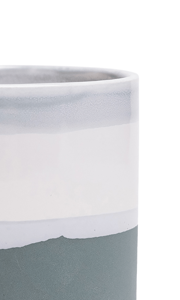 Minute Ceramic Pot And Saucer Set With Drainage - Chive Ceramics Studio - Pots - Chive Ceramics Studio