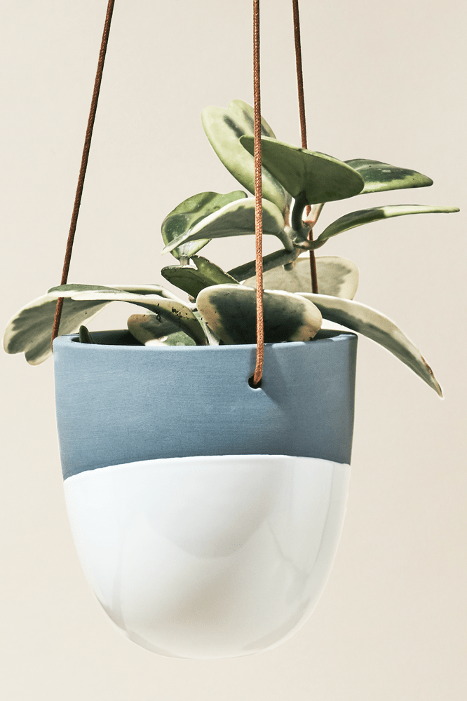 Bobbin Porcelain Modern Hanging Indoor Plant Pot - Chive Ceramics Studio - Pots - Chive US
