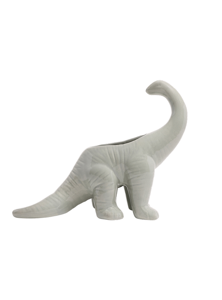 Brontosaurus Ceramic Indoor Plant Pot for Succulents - Chive Ceramics Studio - Pots - Chive Ceramics Studio
