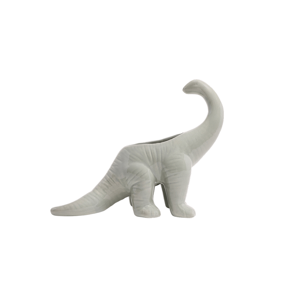 Brontosaurus Ceramic Indoor Plant Pot for Succulents - Chive Ceramics Studio - Pots - Chive Ceramics Studio