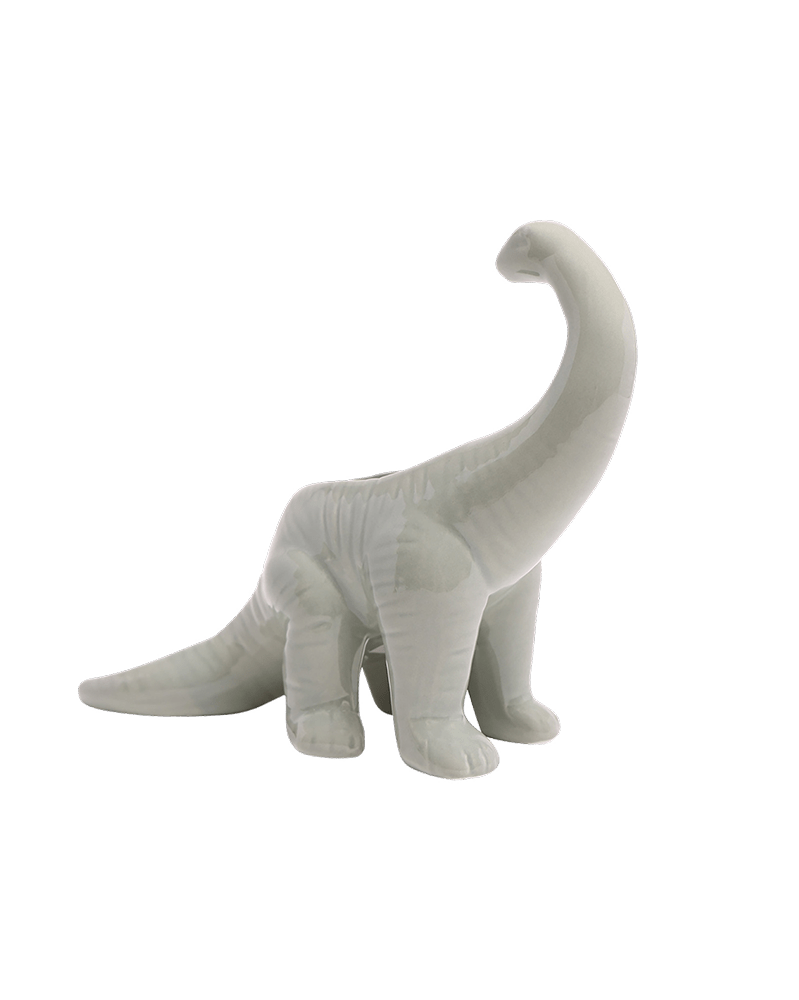 Brontosaurus Ceramic Indoor Plant Pot for Succulents - Almost Aqua - Chive Ceramics Studio - Pots - Chive Ceramics Studio