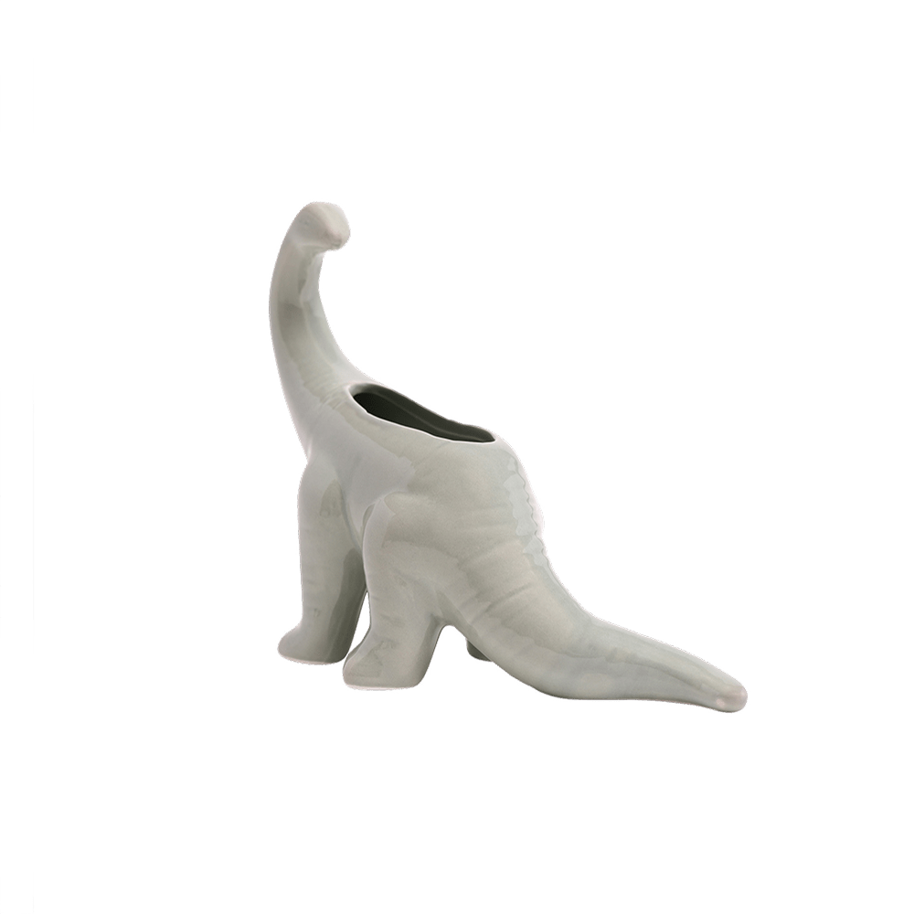 Brontosaurus Ceramic Indoor Plant Pot for Succulents - Chive Ceramics Studio - Pots - Chive Ceramics Studio
