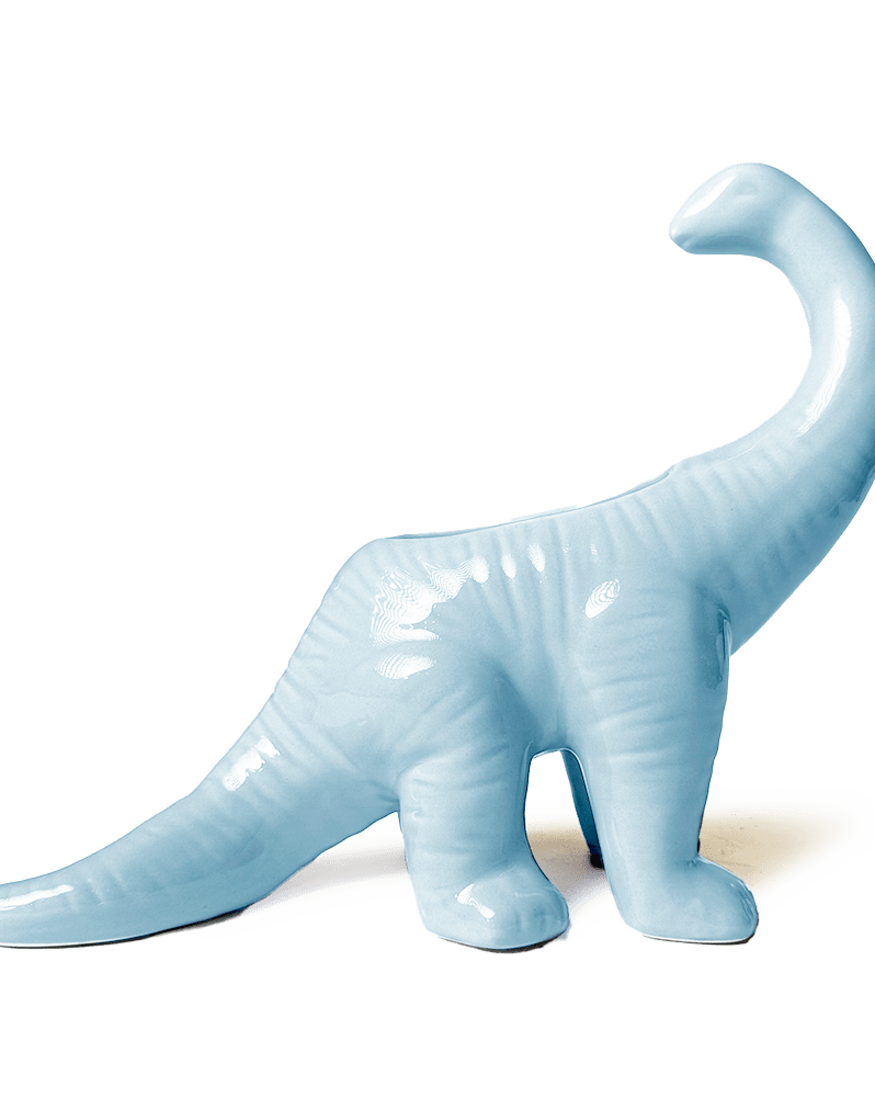 Brontosaurus Ceramic Indoor Plant Pot for Succulents - Chive Ceramics Studio - Pots - Chive Ceramics Studio