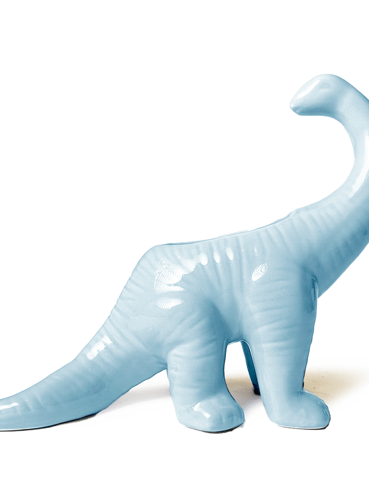 Brontosaurus Ceramic Indoor Plant Pot for Succulents - Chive Ceramics Studio - Pots - Chive Ceramics Studio