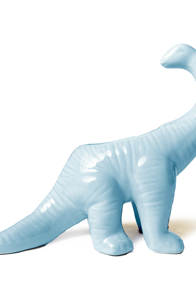 Brontosaurus Ceramic Indoor Plant Pot for Succulents - Chive Ceramics Studio - Pots - Chive Ceramics Studio