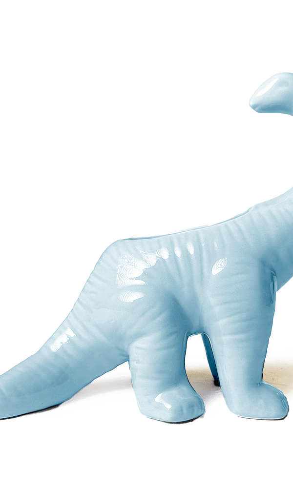 Brontosaurus Ceramic Indoor Plant Pot for Succulents - Chive Ceramics Studio - Pots - Chive Ceramics Studio