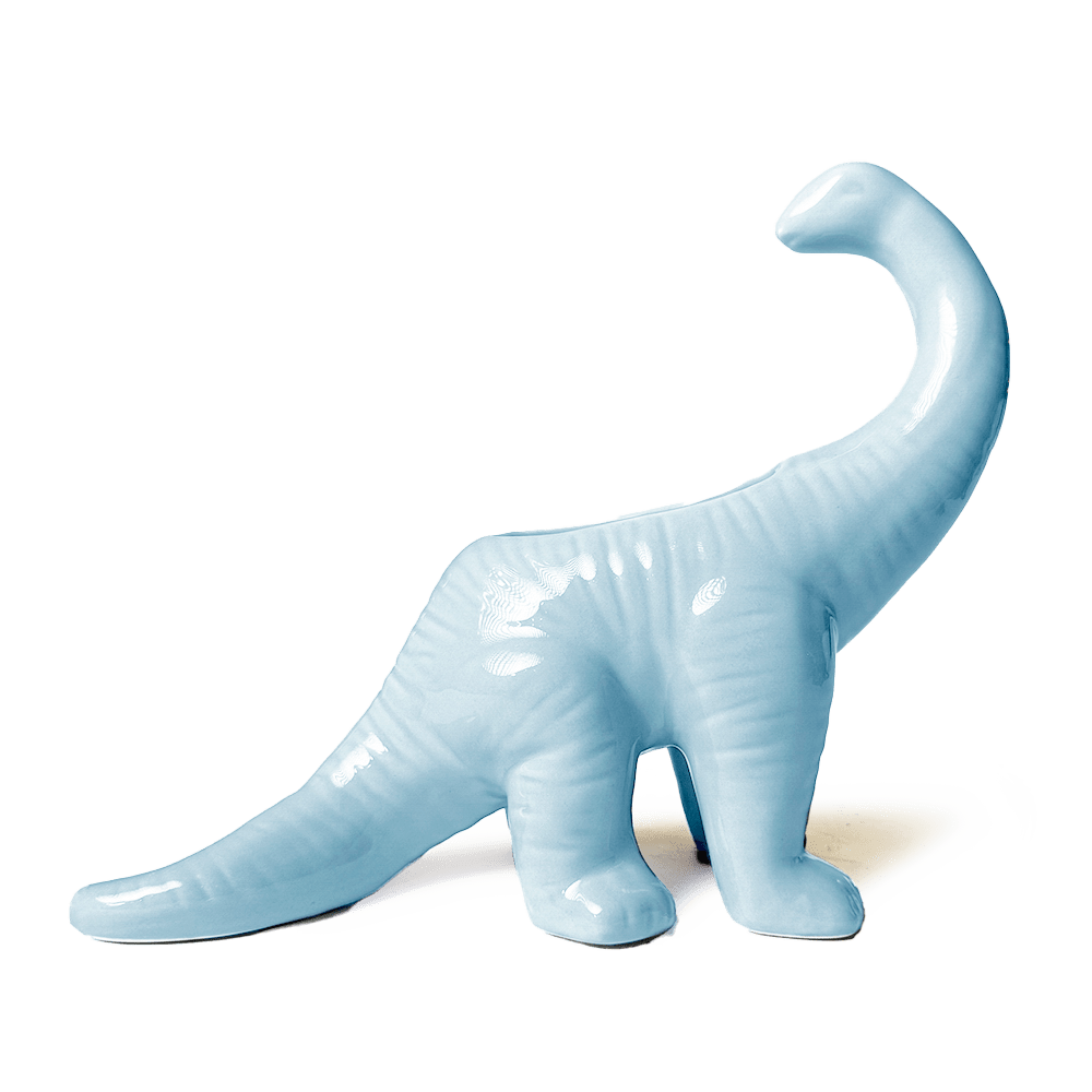 Brontosaurus Ceramic Indoor Plant Pot for Succulents - Chive Ceramics Studio - Pots - Chive Ceramics Studio