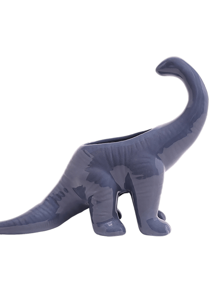Brontosaurus Ceramic Indoor Plant Pot for Succulents - Chive Ceramics Studio - Pots - Chive Ceramics Studio