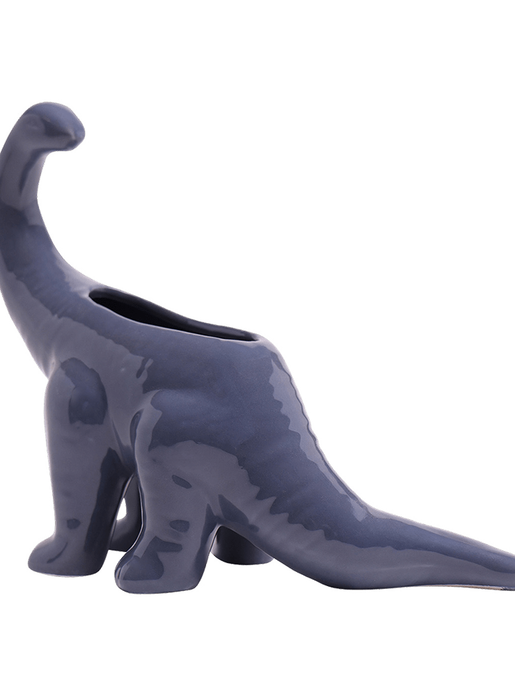 Brontosaurus Ceramic Indoor Plant Pot for Succulents - Chive Ceramics Studio - Pots - Chive Ceramics Studio