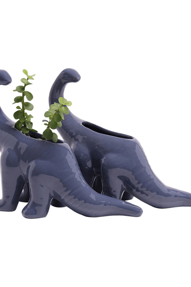 Brontosaurus Ceramic Indoor Plant Pot for Succulents - Chive Ceramics Studio - Pots - Chive Ceramics Studio